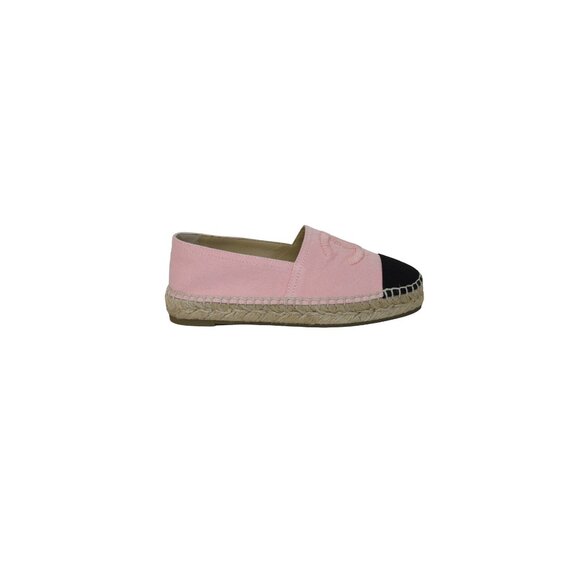 Chanel Denim Espadrilles Pink Black - Picture 3 of 4